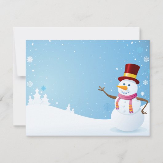 Gelukkige Sneeuwman (Voorkant)