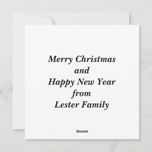 Gelukkige Sneeuwman en Kerstboom Feestdagenkaart (Achterkant)