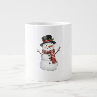 Gelukkige Sneeuwman Grote Koffiekop
