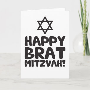 Gelukkige Snotaap Mitzvah (Bar/Knuppel Mitzvah) Kaart