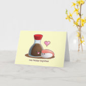 Gelukkige soja kaart (Gele Bloem)