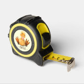 Gelukkige speelse eend glimlach grappige tape maat rolmaat (Hoek)