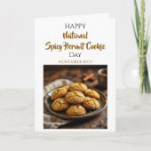 Gelukkige Spicy Hermit Cookie Dag | 15 nov Kaart (Voorkant)
