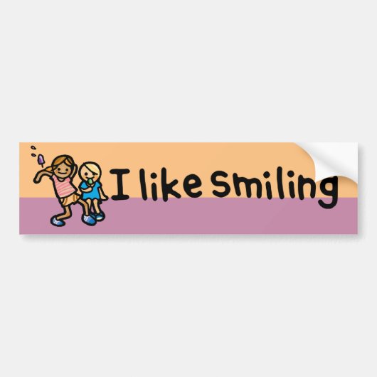 gelukkige sporen. bumpersticker (Voorkant)