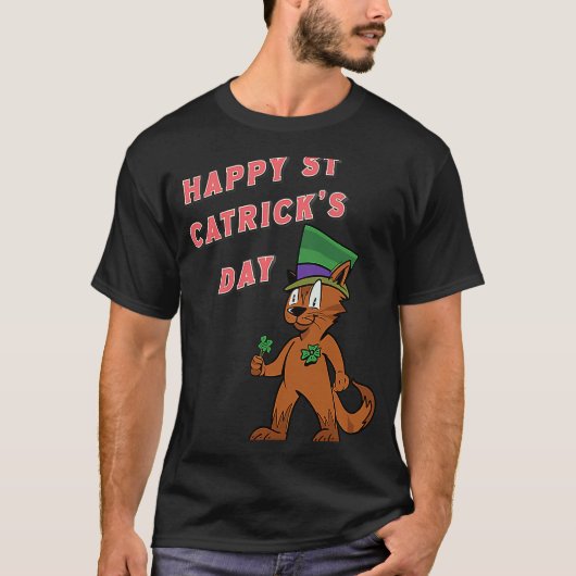Gelukkige St. Catrick's dag T-shirt (Voorkant)