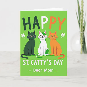 Gelukkige St. Catsby-dag Moeder Kaart