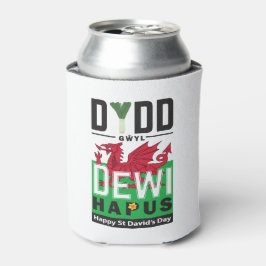 Gelukkige St David Dag Dydd Gŵyl Dewi Hapus 6 Blikjeskoeler