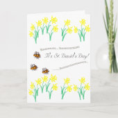 Gelukkige St David van BuzzAboutBees Dag Kaart (Voorkant)