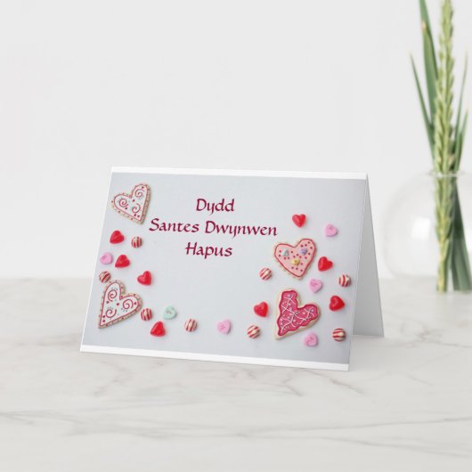 Gelukkige St Dwynwen Dag Feestdagen Kaart (Voorkant)