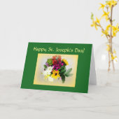 Gelukkige St. Joseph's Day Kaart (Gele Bloem)