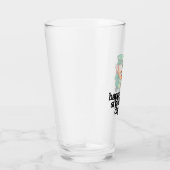 Gelukkige St. Paddys Dag Lachende Leprechaun Bier Glas (Rechts)