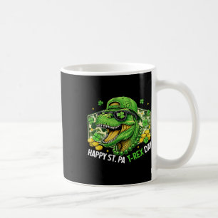Gelukkige St Pat-rex Dag Dinosaur Camo St Patricks Koffiemok