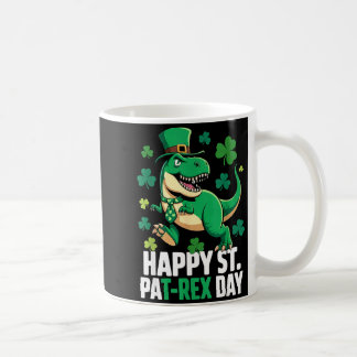 Gelukkige st pat-rex dinosaurus Sint-Patrick's dag Koffiemok