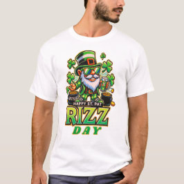 Gelukkige St. Pat Rizz Dag Grappige Cadeaus voor S T-shirt