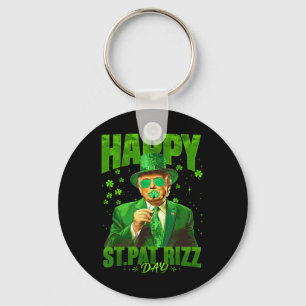 Gelukkige St Pat Rizz Dag Grappige St. Patricks Da Sleutelhanger