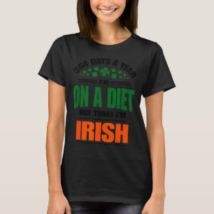 Gelukkige St Pat Trex Dag Dinosaur Peuter St Patri T-shirt