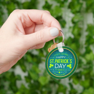 GELUKKIGE ST. PATRICIUSDAG, "GELUK VAN DE IEREN" SLEUTELHANGER