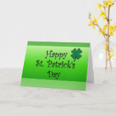 Gelukkige St. Patrick & Apos; s Day Kaart (Gele Bloem)