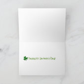 Gelukkige St. Patrick Dag! Kaart (Binnen)