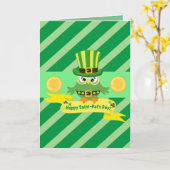 Gelukkige St Patrick Day Kaart (Gele Bloem)