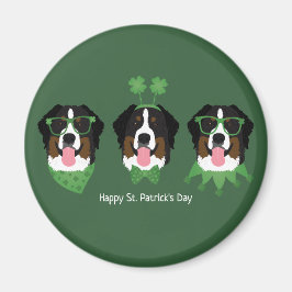 Gelukkige St Patricks Dag Berner Mountain Dogs Magneet