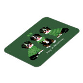 Gelukkige St Patricks Dag Berner Mountain Dogs Magneet (Linkerzijde)