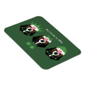 Gelukkige St Patricks Dag Berner Mountain Dogs Magneet (Rechterzijde)