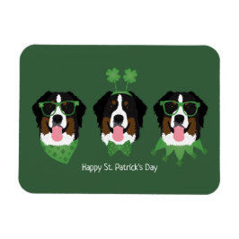 Gelukkige St Patricks Dag Berner Mountain Dogs Magneet