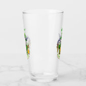 Gelukkige St. Patrick's Dag Bier Ierse Kat Grappig Glas (Links)