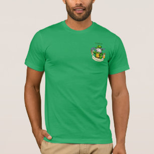 Gelukkige St. Patrick's Dag Bier Ierse Kat Grappig T-shirt
