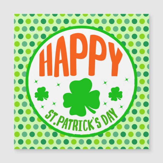 Gelukkige St. Patrick's Dag Cirkelontwerp-62191 (Voorkant)