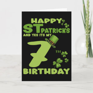 Gelukkige St. Patrick's Dag En Ja Het Is Mijn 7e V Kaart