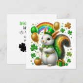 Gelukkige St. Patrick's Dag Feestdagenkaart (Voorkant / Achterkant)