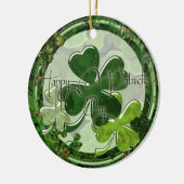 Gelukkige St. Patrick's Dag Foto Keramisch Ornament (Links)
