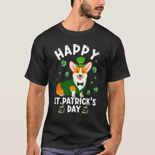 Gelukkige St. Patrick's Dag Funy Saint Patricks Co T-shirt (Voorkant)