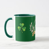 Gelukkige St. Patrick's Dag Goed Geluk Bier Mok (Links)
