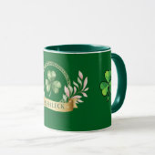 Gelukkige St. Patrick's Dag Goed Geluk Bier Mok (Voorkant rechts)