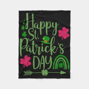 Gelukkige St. Patrick's Dag Grappig Voor Vrouwen Fleece Deken
