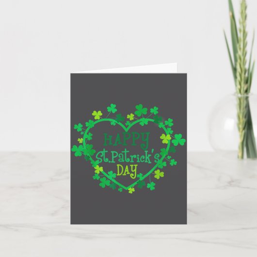 Gelukkige St. Patrick's Dag Grappige Sint Patrick Kaart (Voorkant)