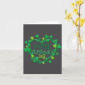 Gelukkige St. Patrick's Dag Grappige Sint Patrick Kaart (Gele Bloem)