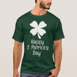 Gelukkige St. Patrick's dag groene Shamrocks famil T-shirt