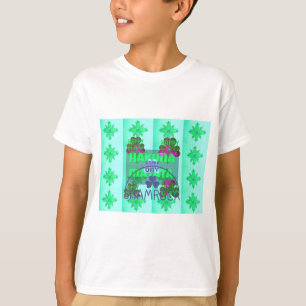 Gelukkige St. Patrick's Dag Hakuna Matata Kunstpri T-shirt