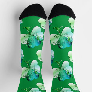 'Gelukkige St. Patrick's Dag' Handgeschreven met S Sokken