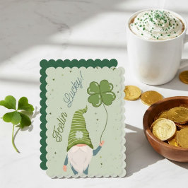 Gelukkige St. Patrick's Dag Ierse Wenskaart Feestdagenkaart