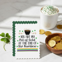 Gelukkige St. Patrick's Dag Ierse Wenskaart