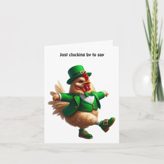 Gelukkige St. Patrick's Dag Kaart (Voorkant)