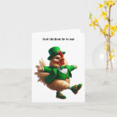 Gelukkige St. Patrick's Dag Kaart (Gele Bloem)