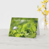 Gelukkige St Patricks Dag! Kaart (Gele Bloem)