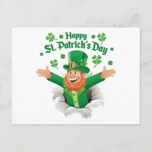 Gelukkige St. Patrick's Dag kabouter Feestdagenkaart