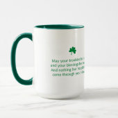 Gelukkige St. Patrick's Dag kabouter  Mok (Links)